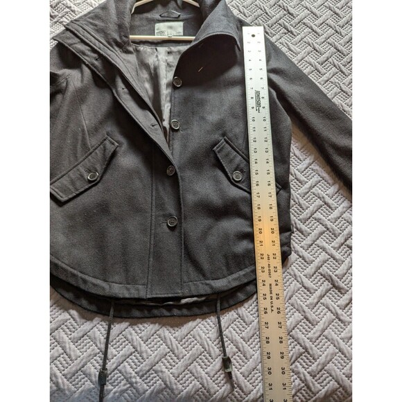 Wesc Black Wool Blend Jacket Size XS - Picture 12 of 13